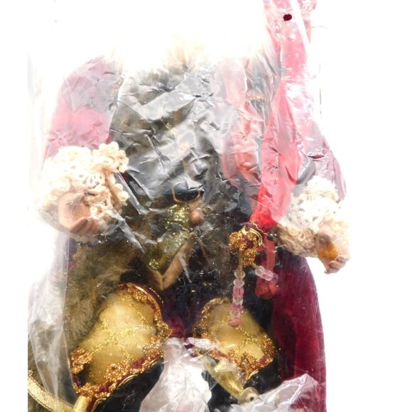 LE Mark Roberts Violinist Fairy Large Black Santa Claus with COA Box 2002 #138 - Picture 6 of 8